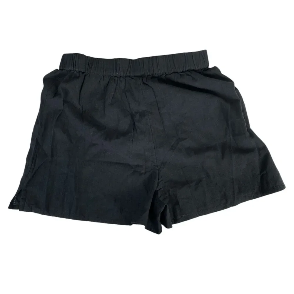 Women’s Asos‎ Design Black Shorts With Pockets Size 8 WP326